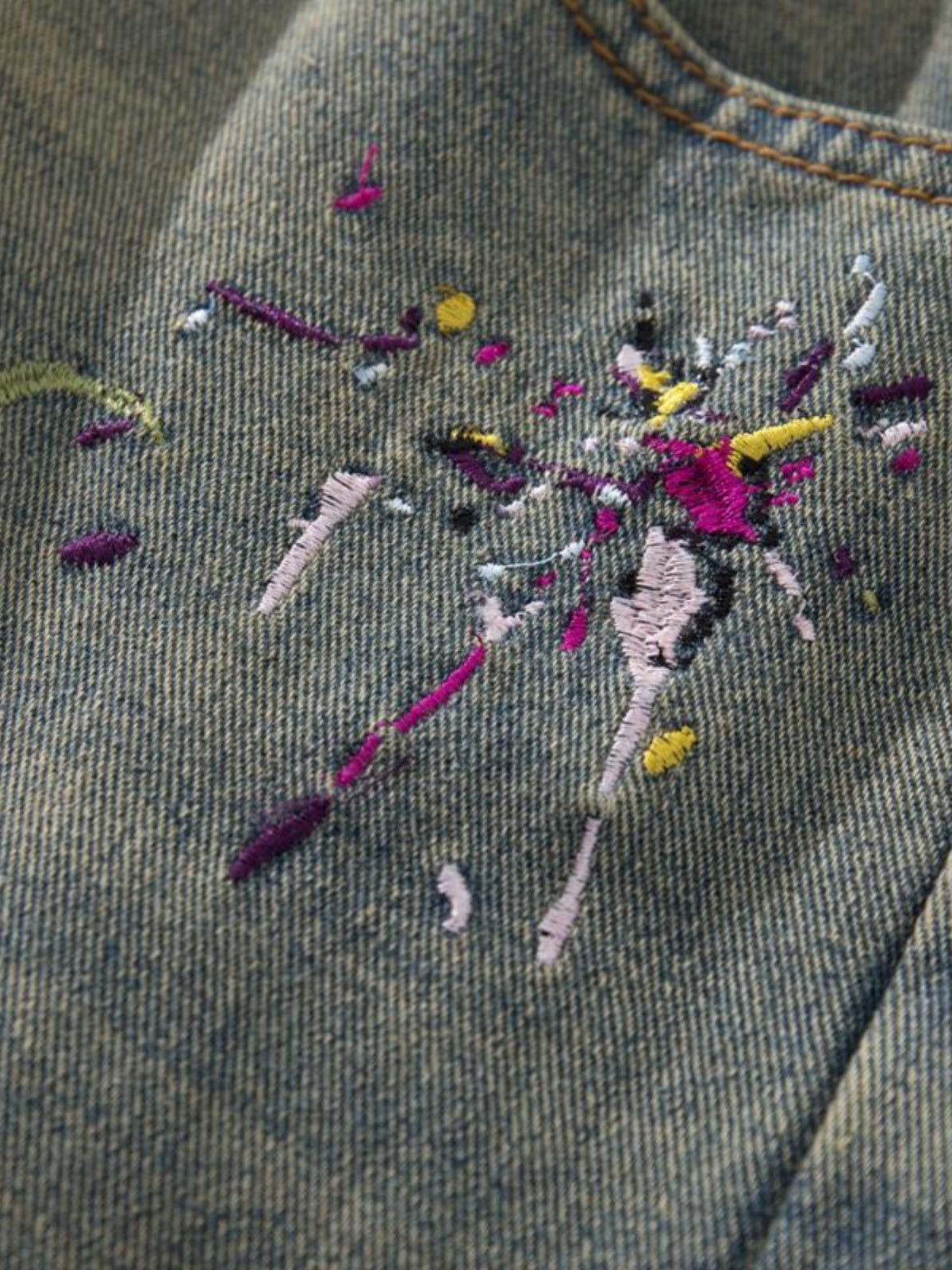 Artista Embroidered Denim