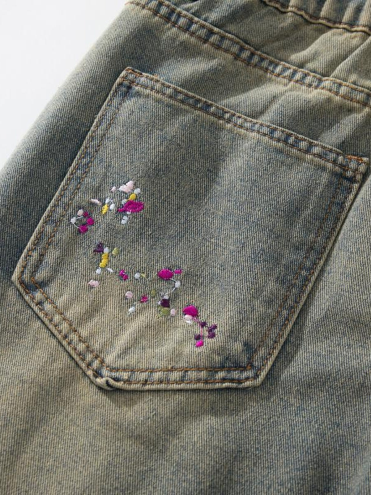 Artista Embroidered Denim