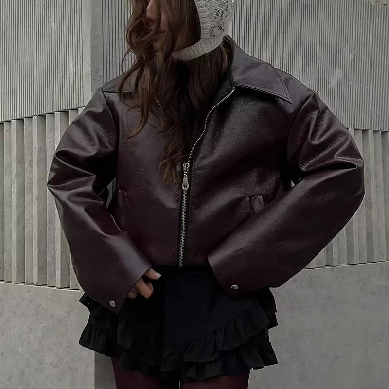 Eros Vegan Leather Jacket