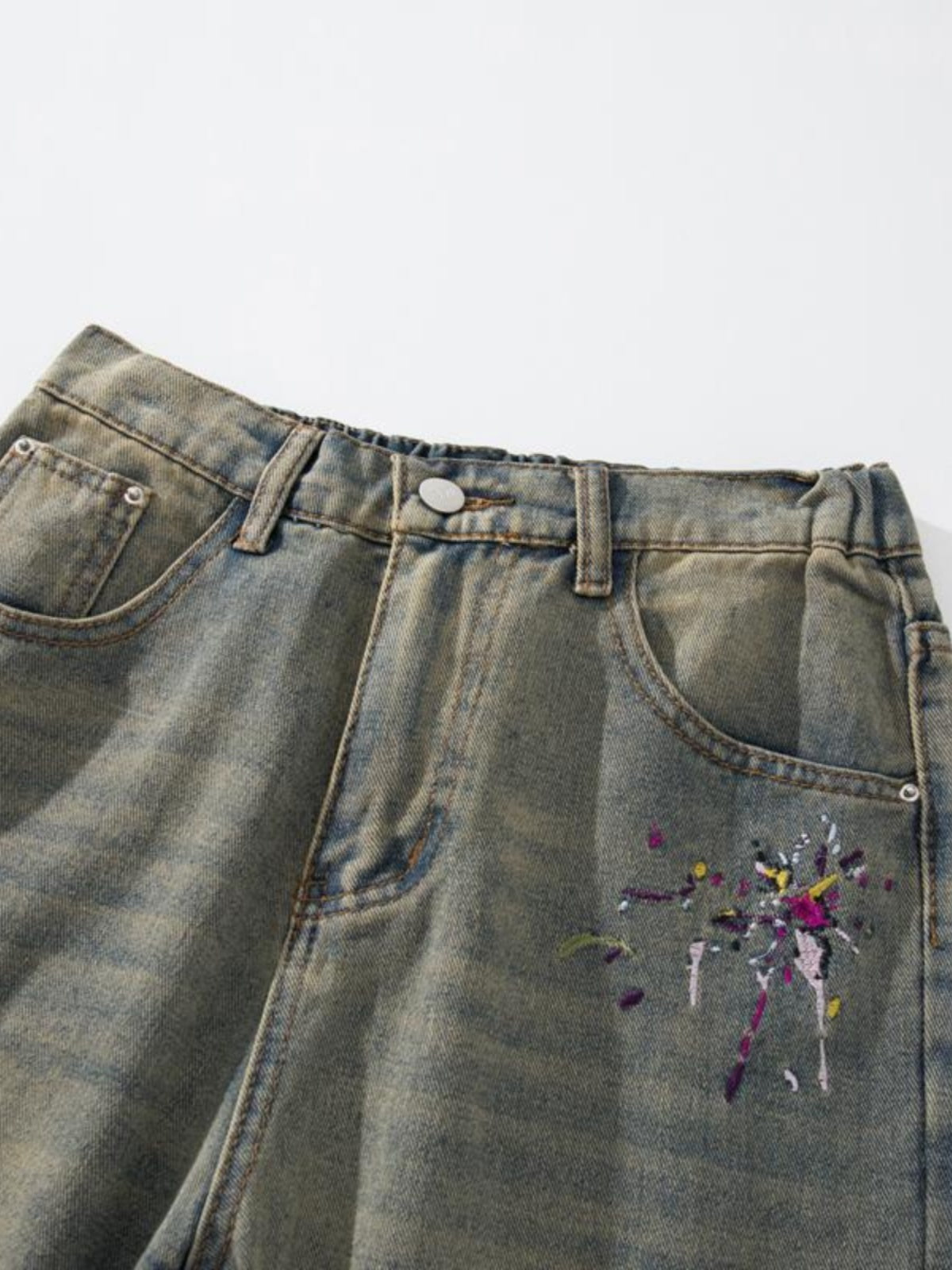 Artista Embroidered Denim